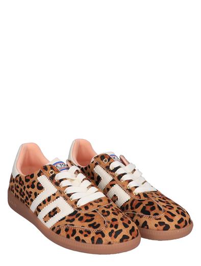 Back 70 Leopard Cloud Leopard Suede Camel White