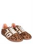 Back 70 Leopard Cloud Leopard Suede Camel White