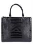 Carol J 466 Croco Black