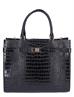 Carol J 466 Croco Black