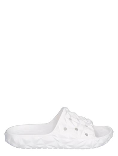 Croc Classic Geo Slide White