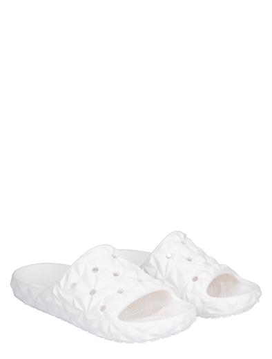 Croc Classic Geo Slide White