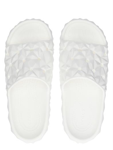 Croc Classic Geo Slide White