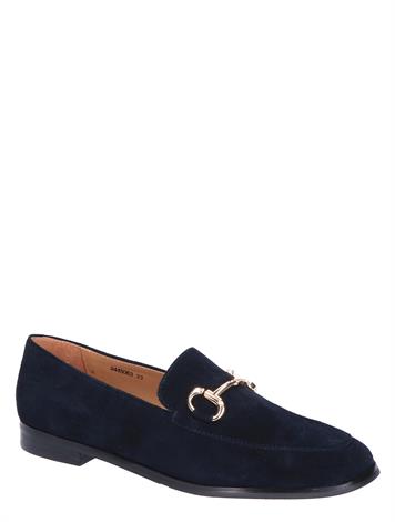 Di Lauro Laure Dark Blue Suede