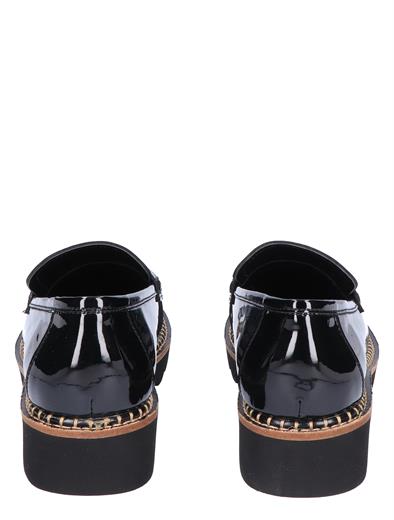 Di Lauro Pearl Black Patent