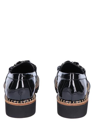 Di Lauro Pearl Black Patent