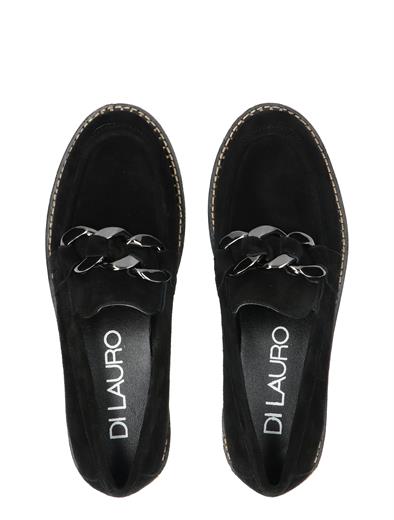 Di Lauro Pearl Black Suede