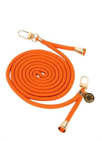 Folie a Trois Colorful Phone Cord Pumpkin Orange