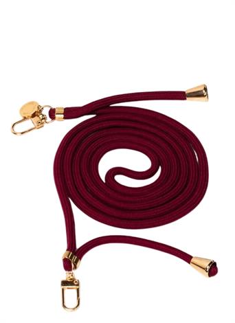 Folie a Trois Colorful Phone Cord Wine Red