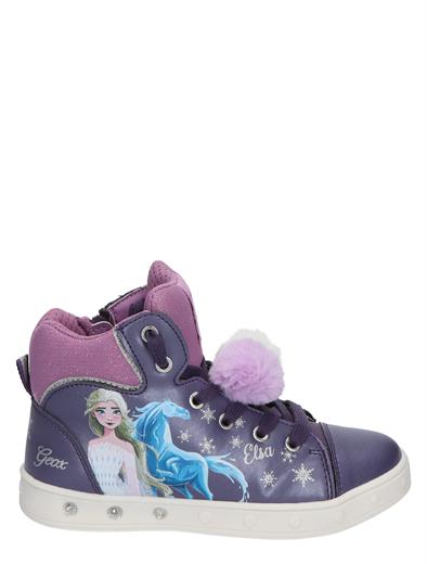 Geox Skylin Girl Frozen Purple Mauve 