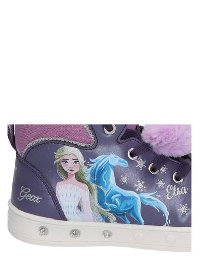 Geox Skylin Girl Frozen Purple Mauve 