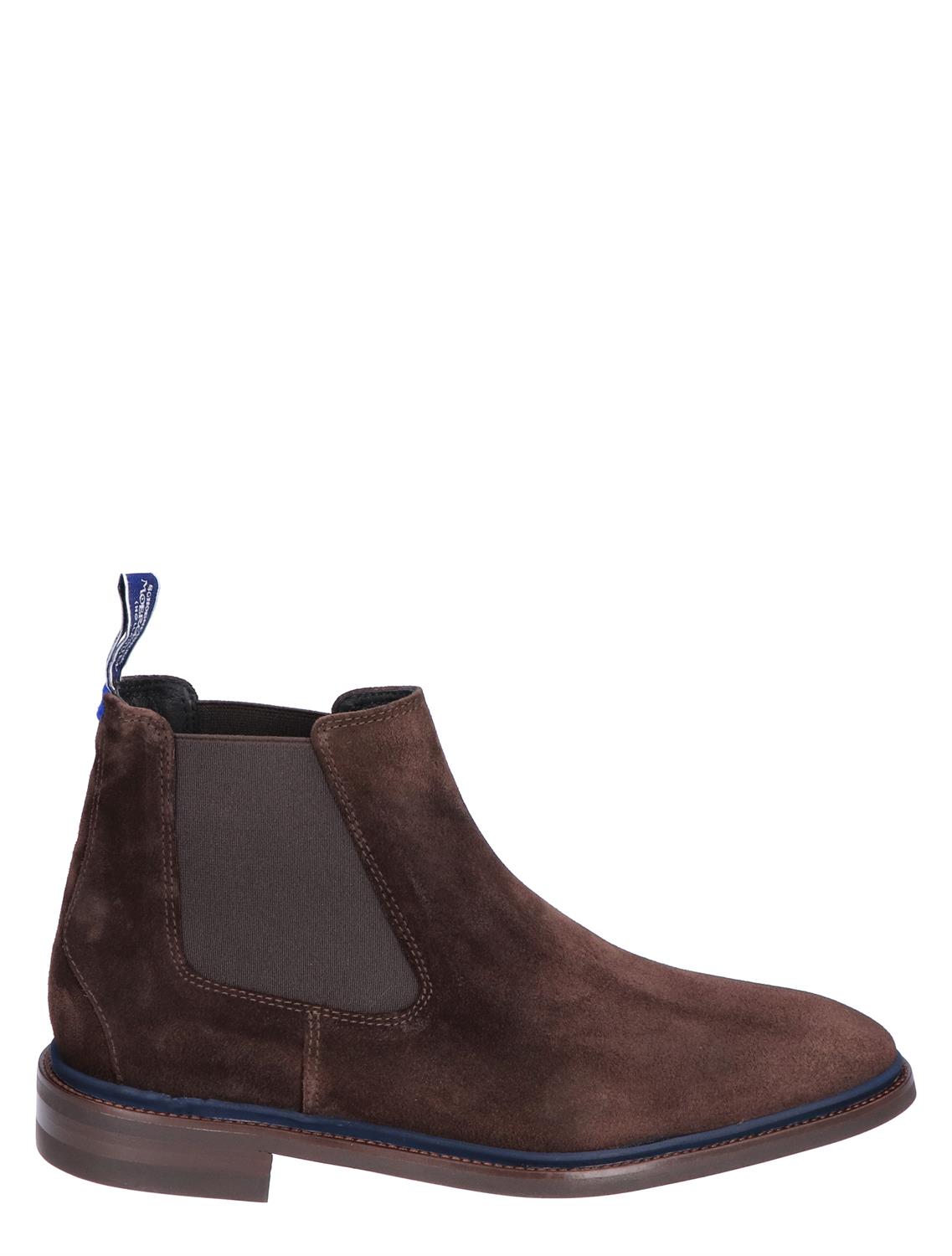 Floris Van Bommel 10669 Dark Brown H Wijdte Chelsea Boots Boots Nolten