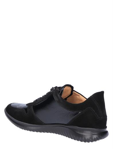 Hartjes Breeze Shoe Black Lakleer Suede G-Wijdte