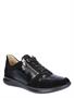 Hartjes Breeze Shoe Black Lakleer Suede G-Wijdte