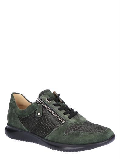 Hartjes Breeze Shoe Dark Green Suede G-Wijdte