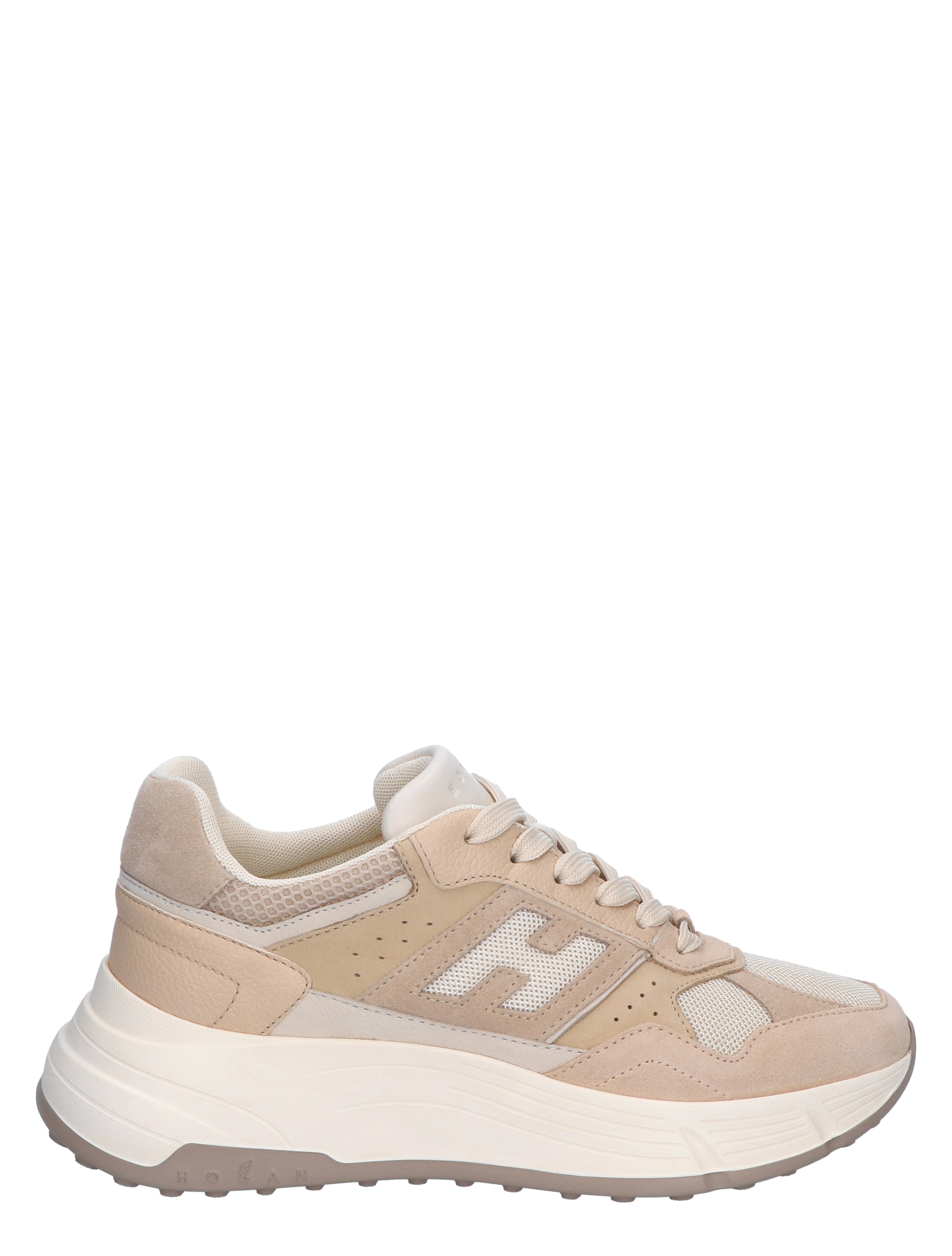 Hogan Hi Fi Beige Sneakers