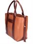 Hogan Script Shopping Bag Brown