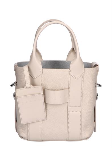 Hogan Script Shopping Bag Small Beige