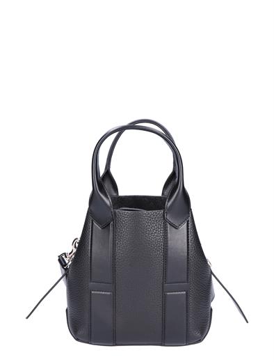 Hogan Script Shopping Bag Small Black