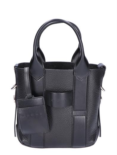 Hogan Script Shopping Bag Small Black