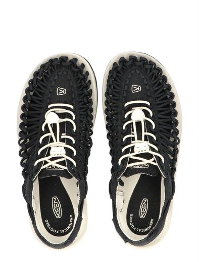 Keen Uneek Canvas Open Air Sneaker Dames Black 