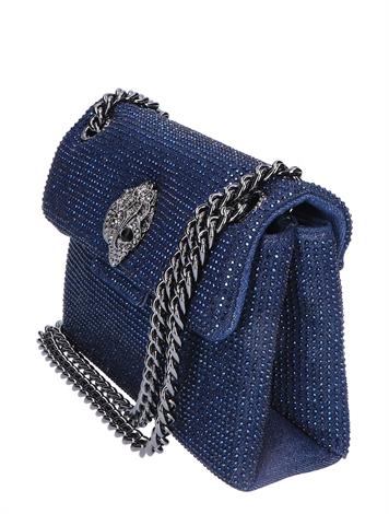 Kurt Geiger Kensington Fabric Mini Bag Dark Blue