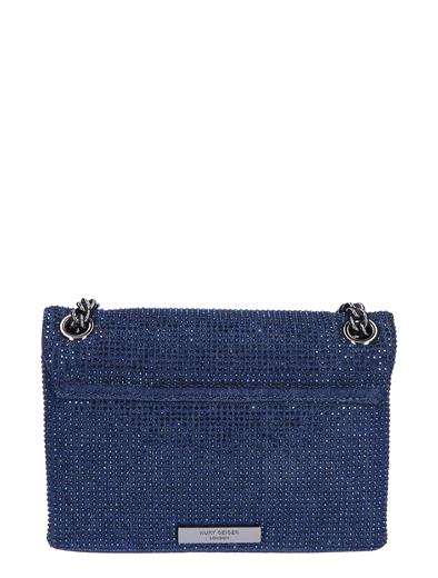 Kurt Geiger Kensington Fabric Mini Bag Dark Blue