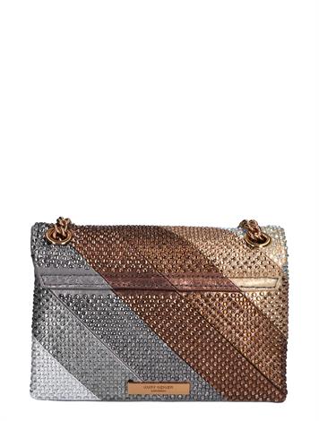 Kurt Geiger Kensington Fabric Mini Bag Metal Combi