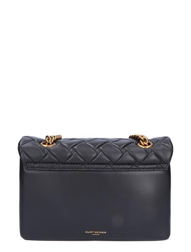 Kurt Geiger Kensington Leather Eye Bag Black