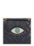 Kurt Geiger Kensington Leather Eye Bag Black