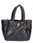 Kurt Geiger Kensington Medium Puff Shopper Black