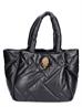 Kurt Geiger Kensington Medium Puff Shopper Black