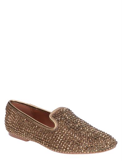 Kurt Geiger Kensington Sq Toe Loafer Gold