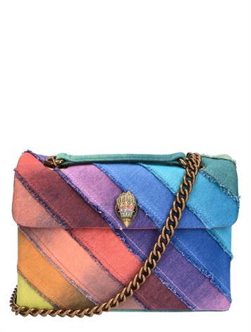 Kurt Geiger Large Denim Kensington Bag Multi Color