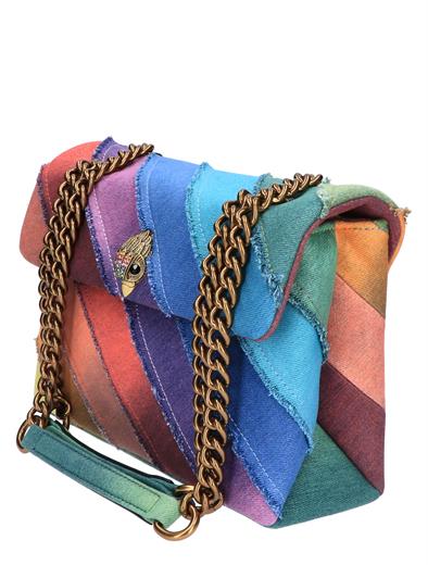 Kurt Geiger Large Denim Kensington Bag Multi Color