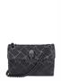 Kurt Geiger Mini Crystal Kensington Bag Black