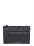 Kurt Geiger Mini Crystal Kensington Bag Black