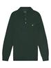 Lyle and Scott Cotton Merino Long Sleeve Knitter Polo X311 Argyle Teal