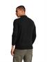 Lyle and Scott Cotton Merino Long Sleeve Knitter Polo Z865 Jet Black