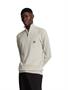 Lyle and Scott Cotton Merino Quarter Zip Jumper W870 Cove