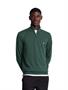 Lyle and Scott Cotton Merino Quarter Zip Jumper X311 Argyle Teal