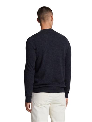 Lyle and Scott Lambswool Blend Crew Neck Jumper KN2114V Z56 Dark Navy