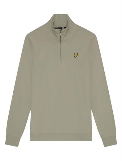 Lyle and Scott Loopback Quarter Zip Sweat X309 Sage Uniform