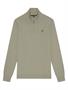 Lyle and Scott Loopback Quarter Zip Sweat X309 Sage Uniform