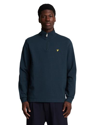 Lyle and Scott Loopback Quarter Zip Sweat Z271 Dark Navy