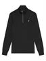 Lyle and Scott Loopback Quarter Zip Sweat Z865 Jet Black