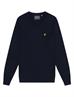 Lyle and Scott Merino V Neck Z271 Dark Navy