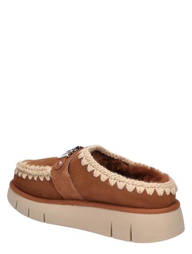 Mou Bounce Clog Metal Logo Brown