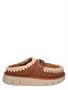 Mou Bounce Clog Metal Logo Brown