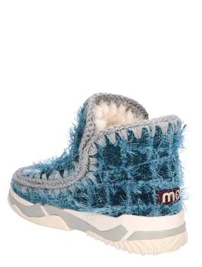 Mou Eskimo Trainer Overstitching Agapet Blue